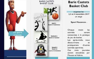 Les vacances reviennent bientôt : le BCBC organise un &quot;Sports Vacances&quot;