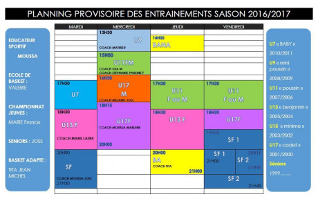 C'est la rentrée au BCBC !